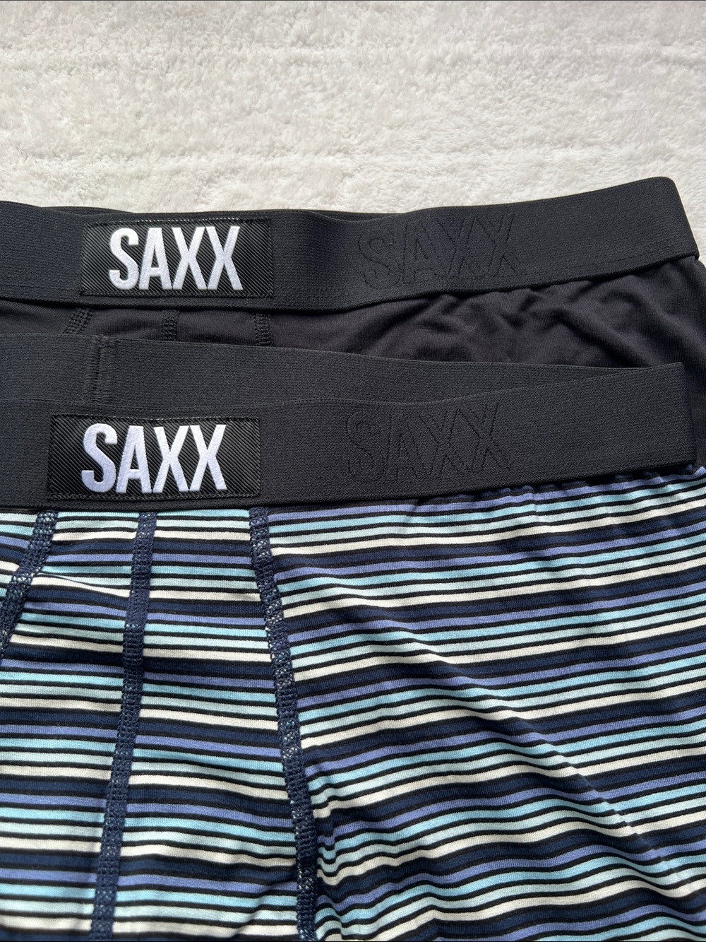 (2) SAXX Ballpark Pouch Vibe Super Soft Boxer Briefs - Picture 2 of 12